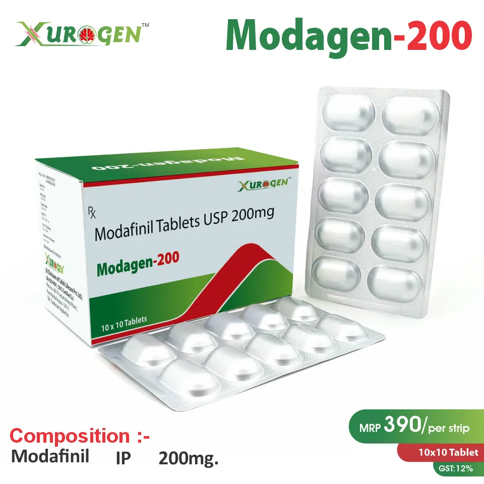 Modafinil 200mg Tablet | CNS Stimulant Segment | Best Price for PCD Pharma Franchise